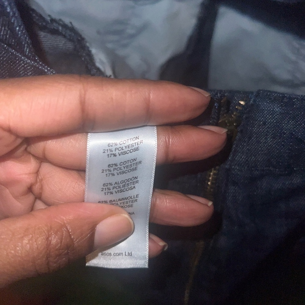 ASOS Denim Jumpsuit with Keyhole Back size 0 - Picture 7 of 7